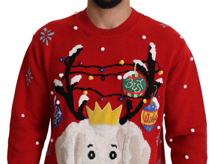 Dolce & Gabbana Elegant Christmas Cashmere Sweater