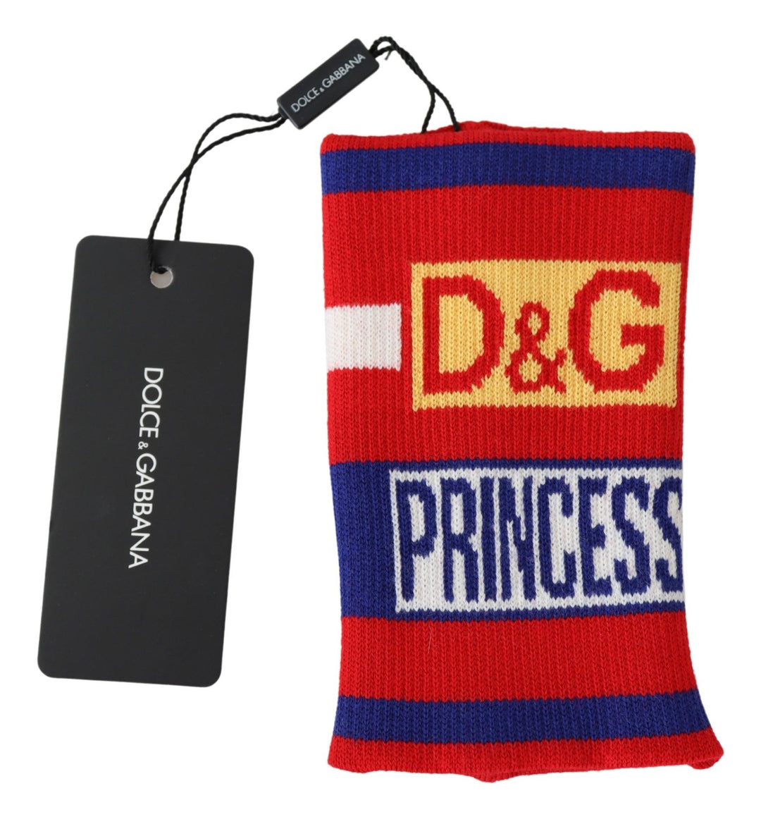 Dolce & Gabbana Multicolored Wool Blend Designer Wrist Wrap