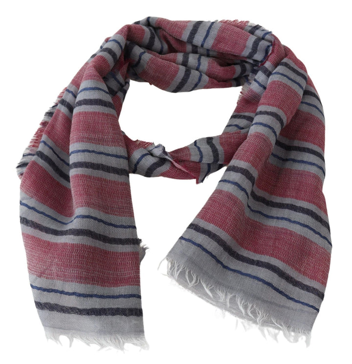 Missoni Elegant Multicolor Striped Wool Scarf