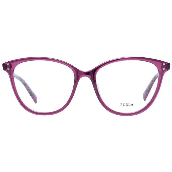 Furla Elegant Cat Eye Purple Eyeglasses for Women