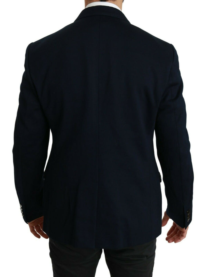 Dolce & Gabbana Elegant Slim Fit Dark Blue Men's Blazer