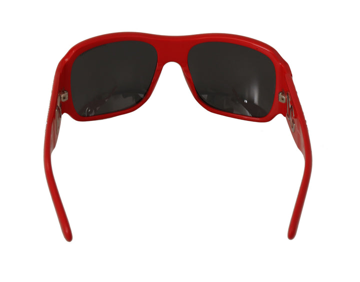 Dolce & Gabbana Swarovski Stone Embellished Red Sunglasses