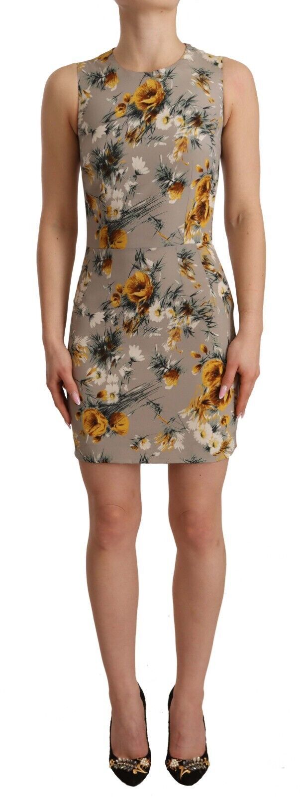 Dolce & Gabbana Elegant Floral Sheath Mini Dress