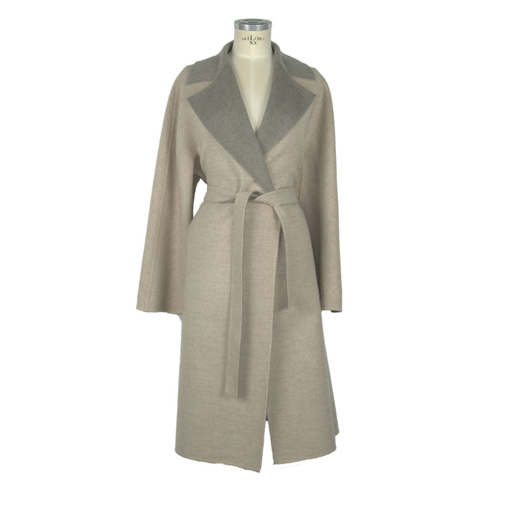 Made in Italy Elegant Italian Virgin Wool Coat