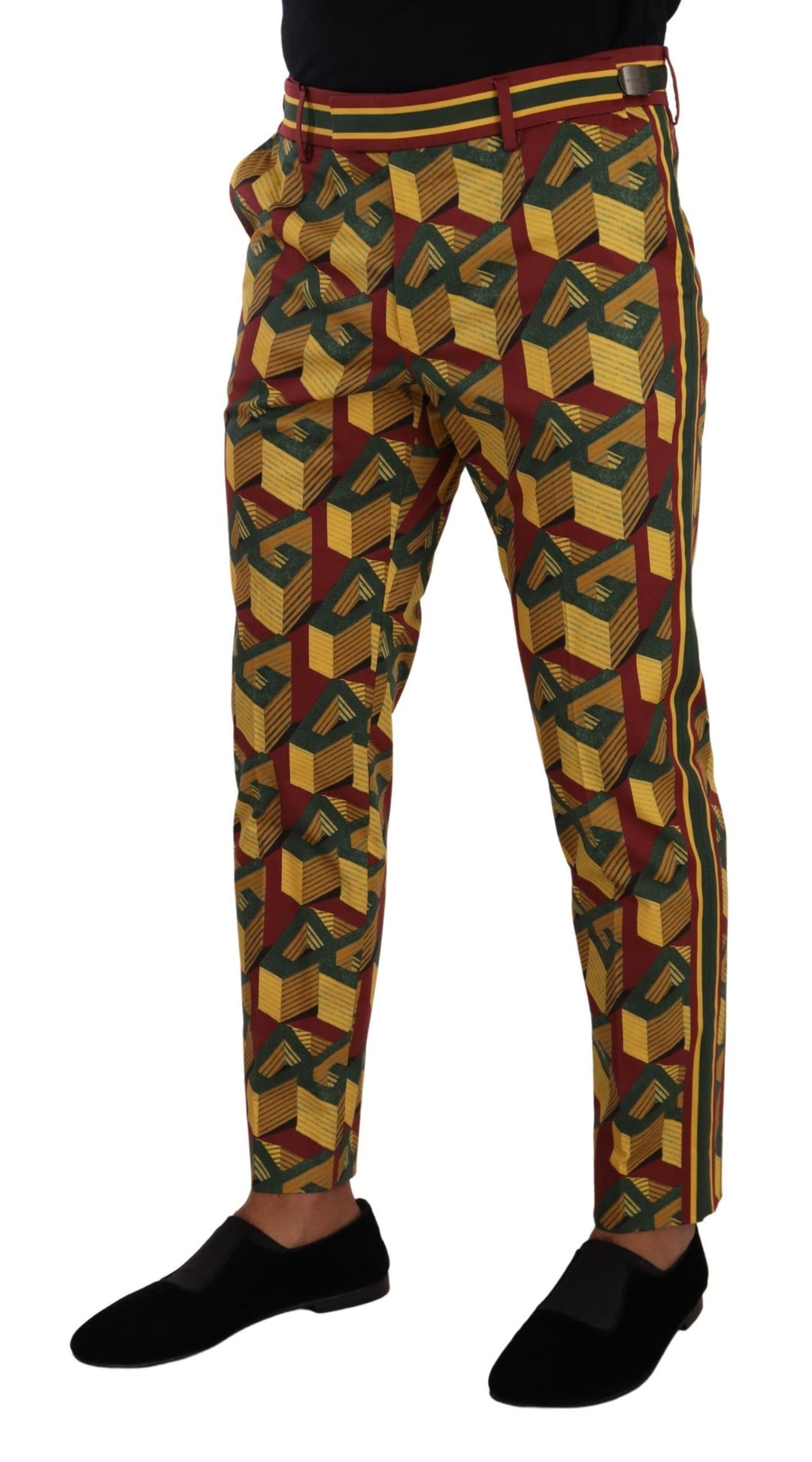 Dolce & Gabbana Elegant Multicolor Tapered Pants for Men