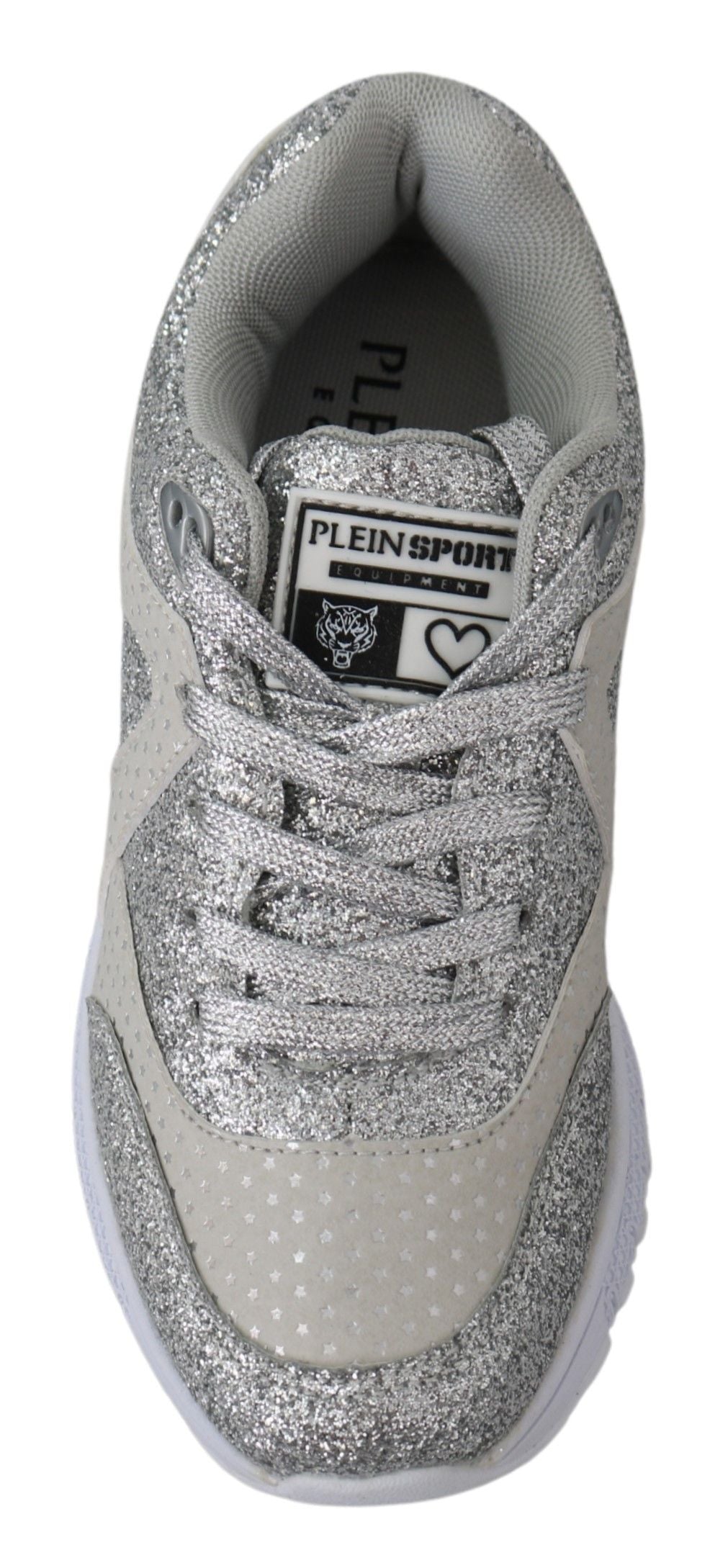 Plein Sport Chic Silver Runner Jasmines Sneakers