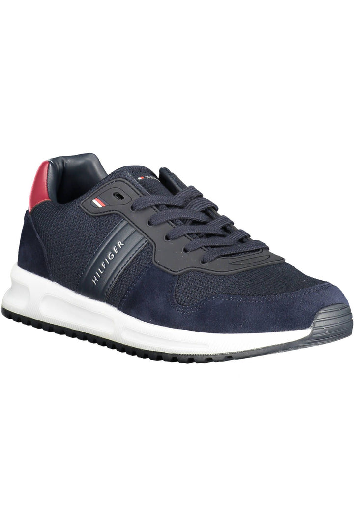 Tommy Hilfiger Blue Polyester Men Sneaker