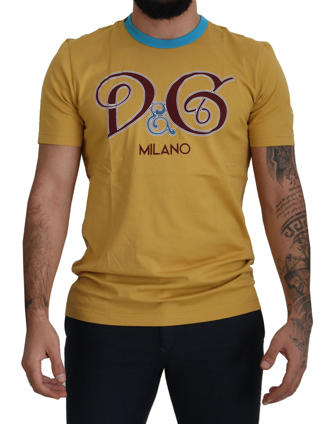 Dolce & Gabbana Sunny Milano Motif Crewneck Tee