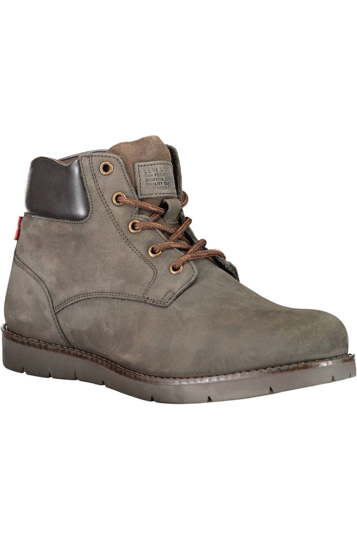 Levi's Brown Leather Men Boot