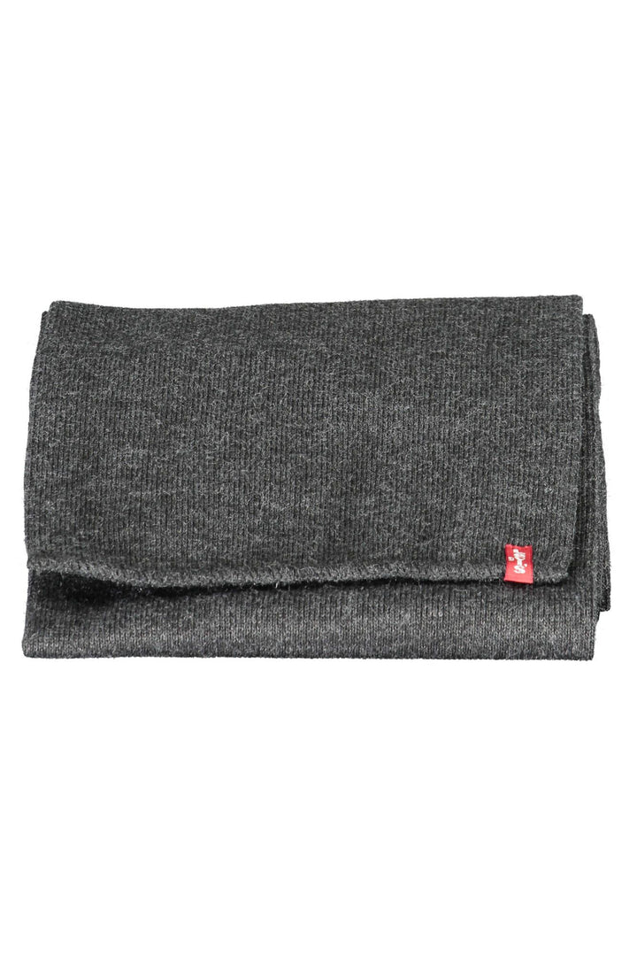 Levi's Gray Acrylic Men Scarf