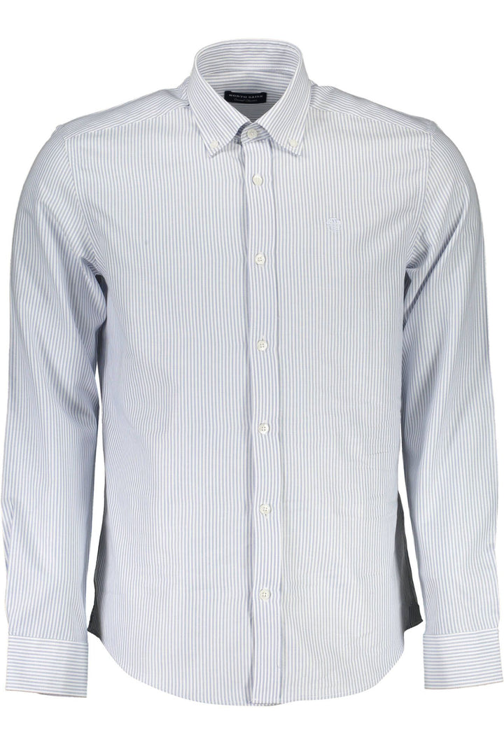 North Sails Light Blue Cotton Men Shirt