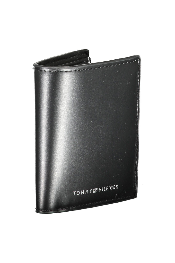 Tommy Hilfiger Black Leather Men Wallet