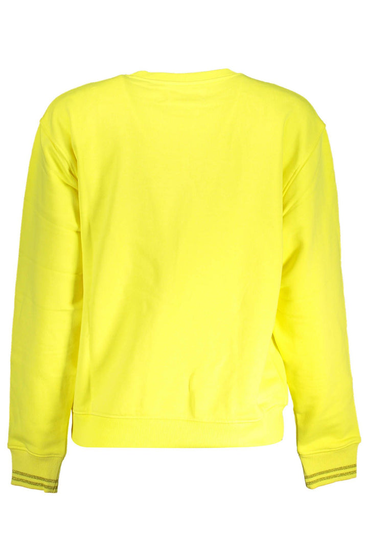 Desigual Yellow Cotton Women Sweater