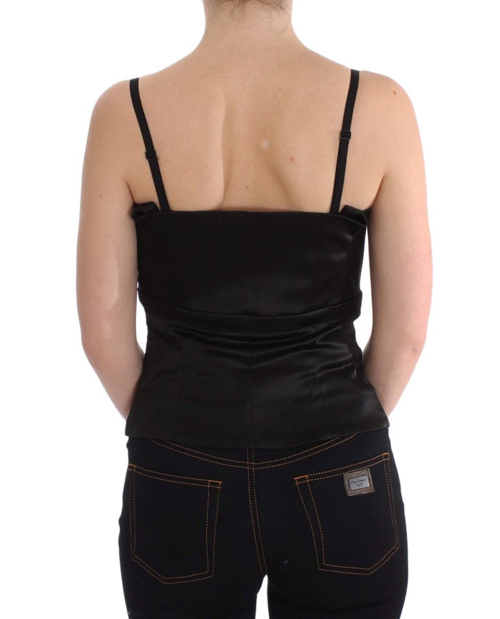 Exte Elegant Black Evening Cami Top