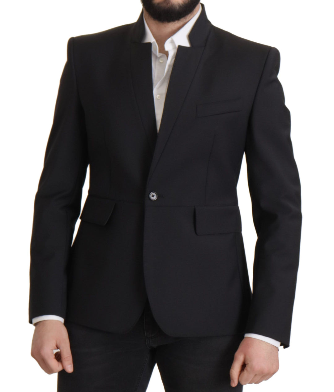 Dolce & Gabbana Elegant Single-Breasted Wool Blazer