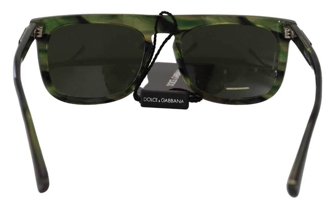 Dolce & Gabbana Chic Green Acetate Women's Sunglasses