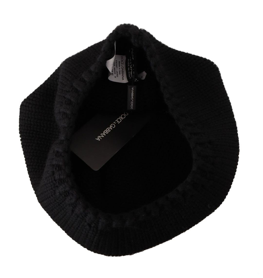 Dolce & Gabbana Elegant Virgin Wool Slouch Hat