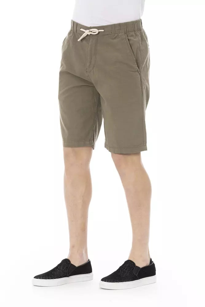 Baldinini Trend Army Cotton Men Short