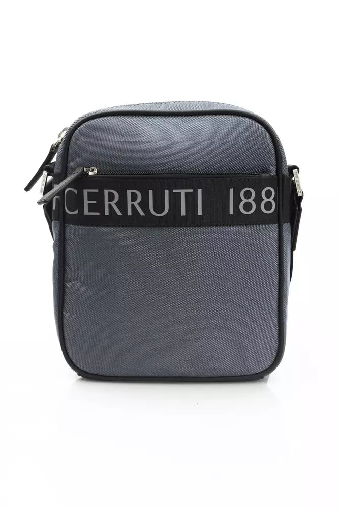 Cerruti 1881 Gray Nylon Men Messenger Bag