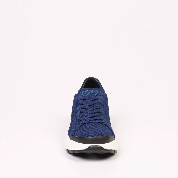 Neil Barrett Blue Textile Men Sneaker