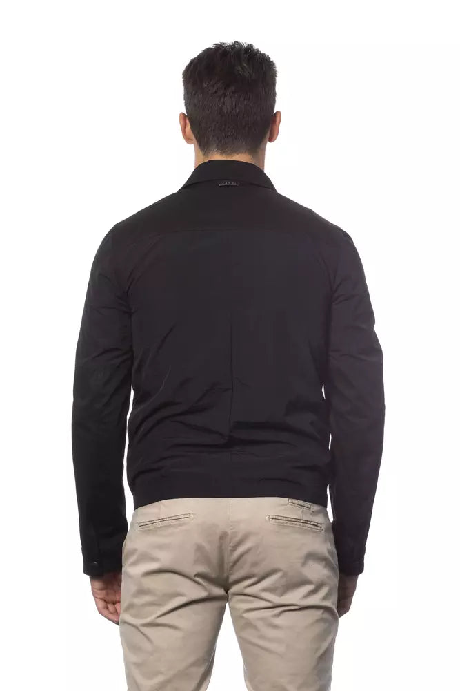 Verri "Black Cotton Men Jacket"