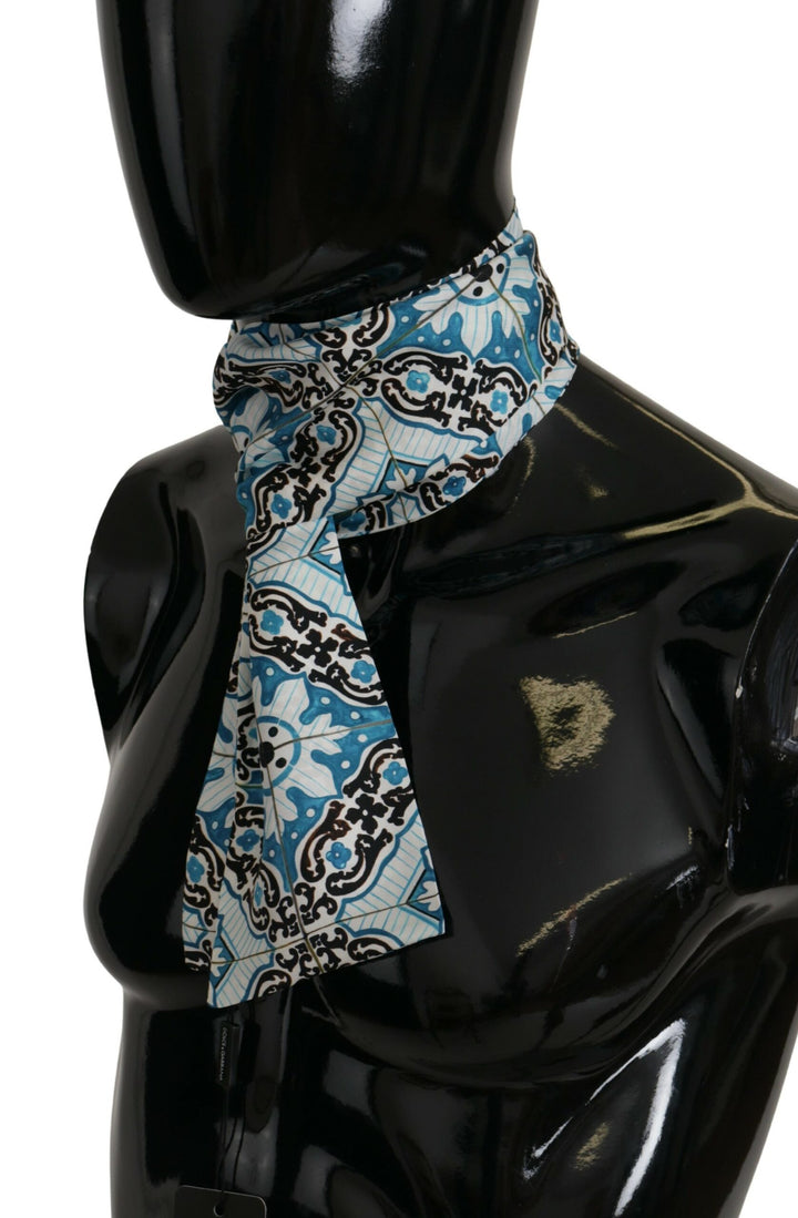 Dolce & Gabbana Majestic Silk Majolica Scarf