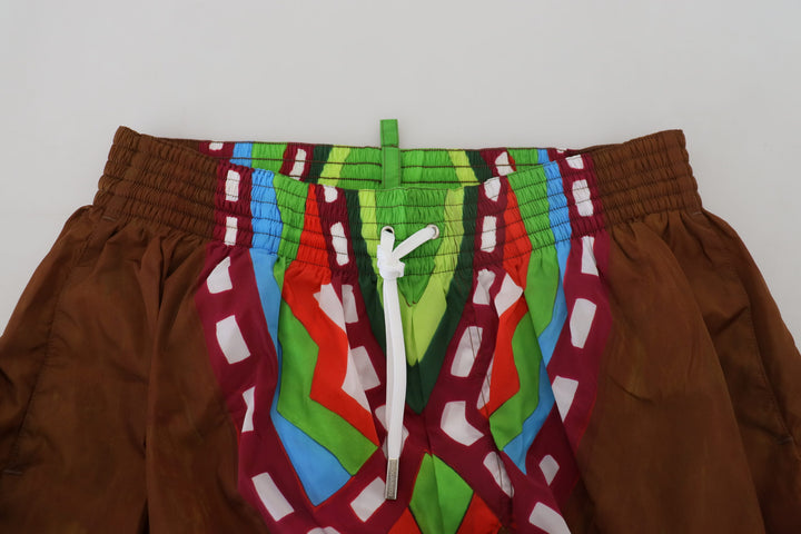 Dsquared² Exclusive Multicolor Printed Swim Shorts