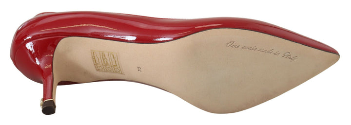 Dolce & Gabbana Exquisite Red Patent Leather Pumps