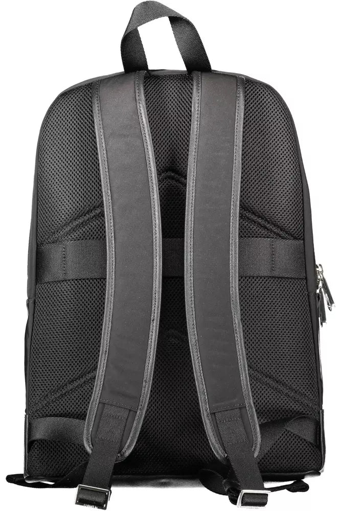 Calvin Klein Black Polyester Men Backpack