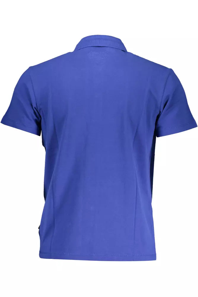 Napapijri Blue Cotton Men Polo