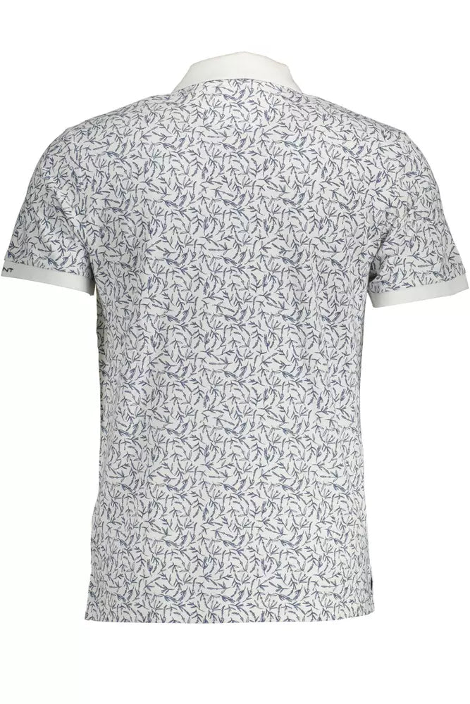 Gant White Cotton Men Polo