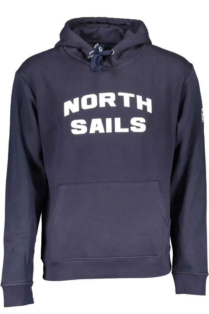 North Sails Blue Cotton Men Sweater