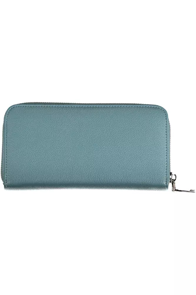 BYBLOS Blue Polyethylene Women Wallet