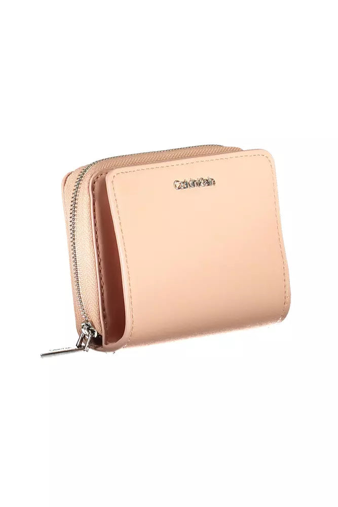 Calvin Klein Pink Polyethylene Women Wallet