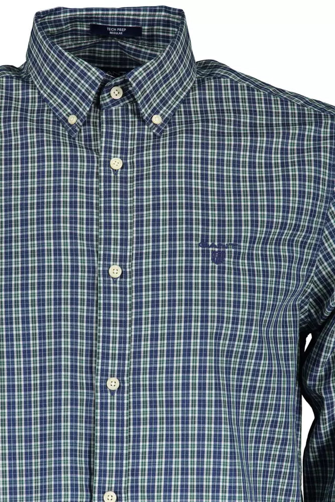 Gant Green Cotton Men Shirt