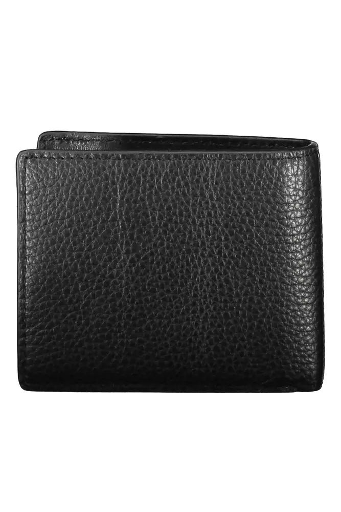 Tommy Hilfiger Black Leather Men Wallet