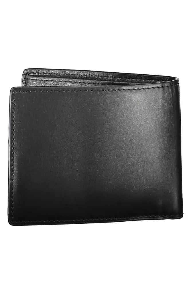 Tommy Hilfiger Black Leather Men Wallet