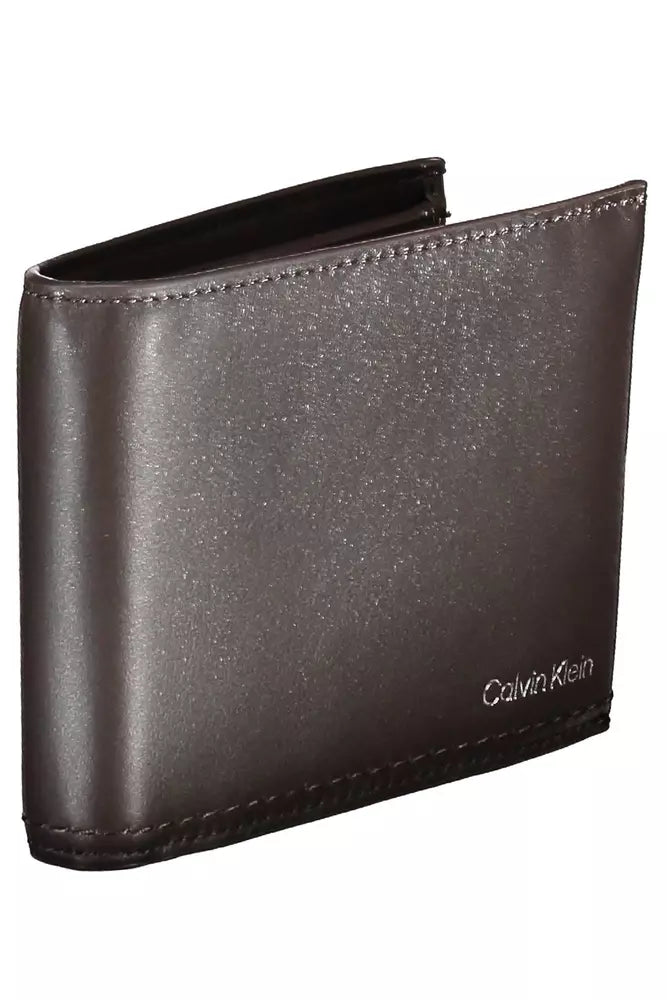 Calvin Klein Brown Leather Men Wallet