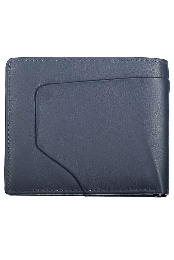 Piquadro Blue Leather Men Wallet