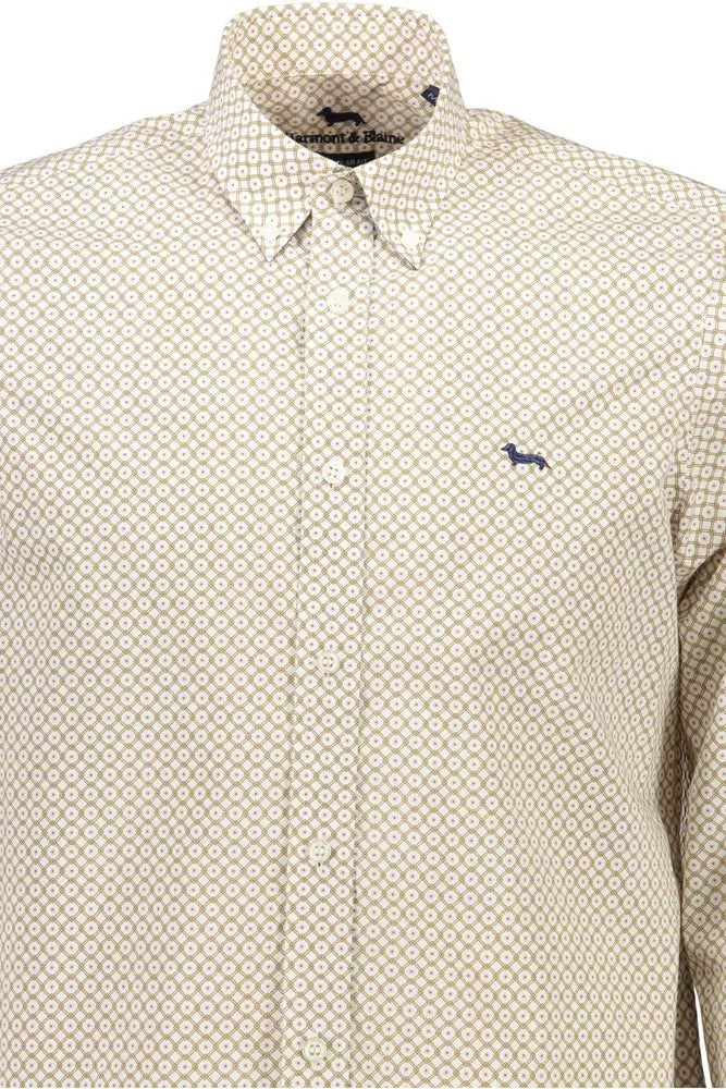 Harmont & Blaine White Cotton Men Shirt