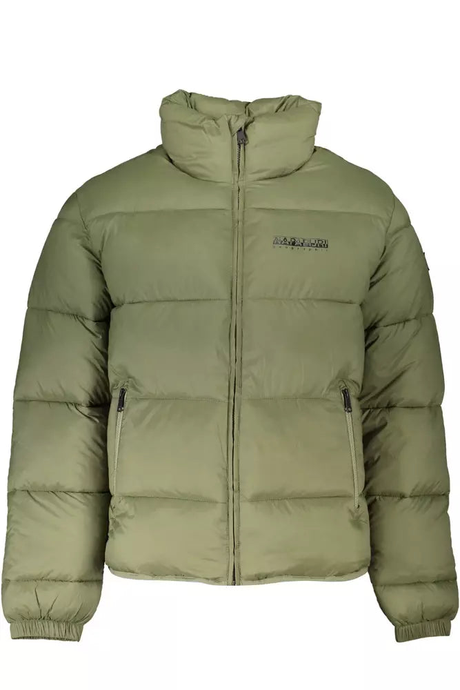 Napapijri Green Polyamide Men Jacket