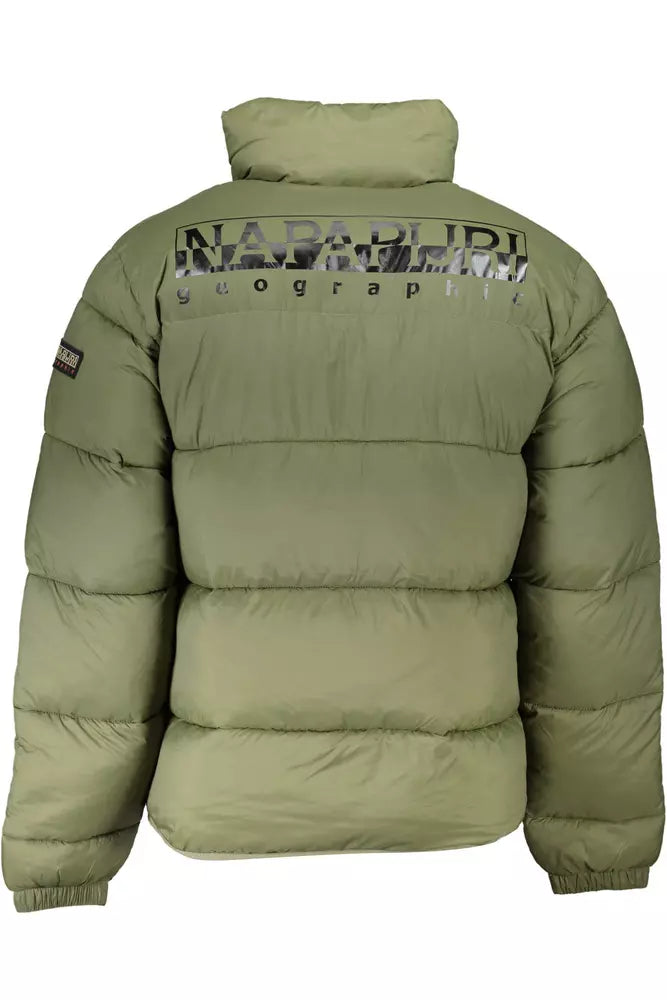 Napapijri Green Polyamide Men Jacket