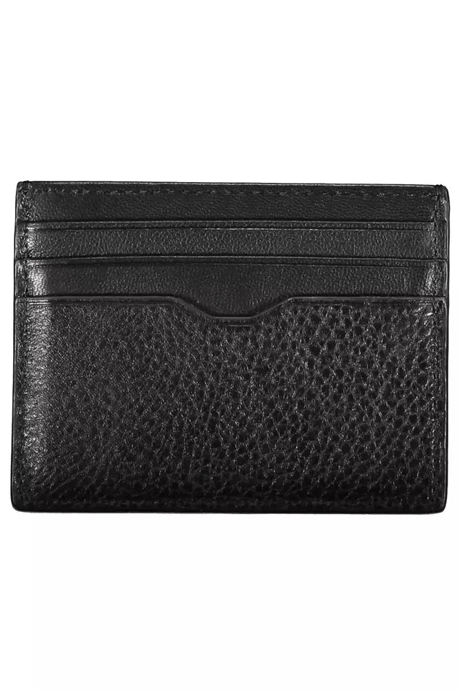 Tommy Hilfiger Black Leather Men Wallet