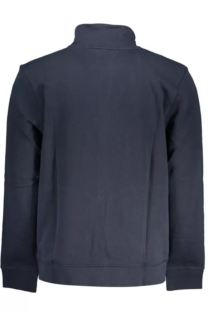 Hugo Boss Blue Cotton Men Sweater