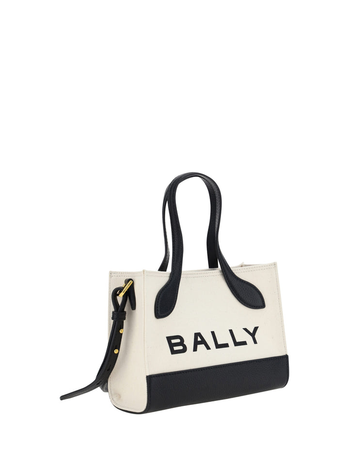 Bally Chic Contrast Mini Leather Handbag