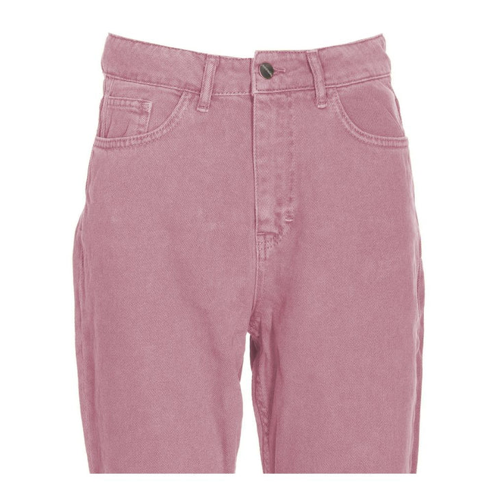 Hinnominate Chic Pink Raw Cut Bottom Jeans