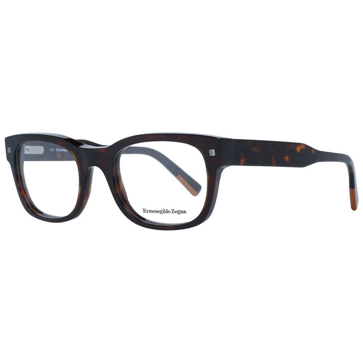 Ermenegildo Zegna Brown Men Optical Frames