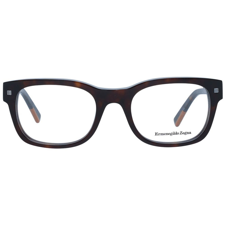 Ermenegildo Zegna Brown Men Optical Frames