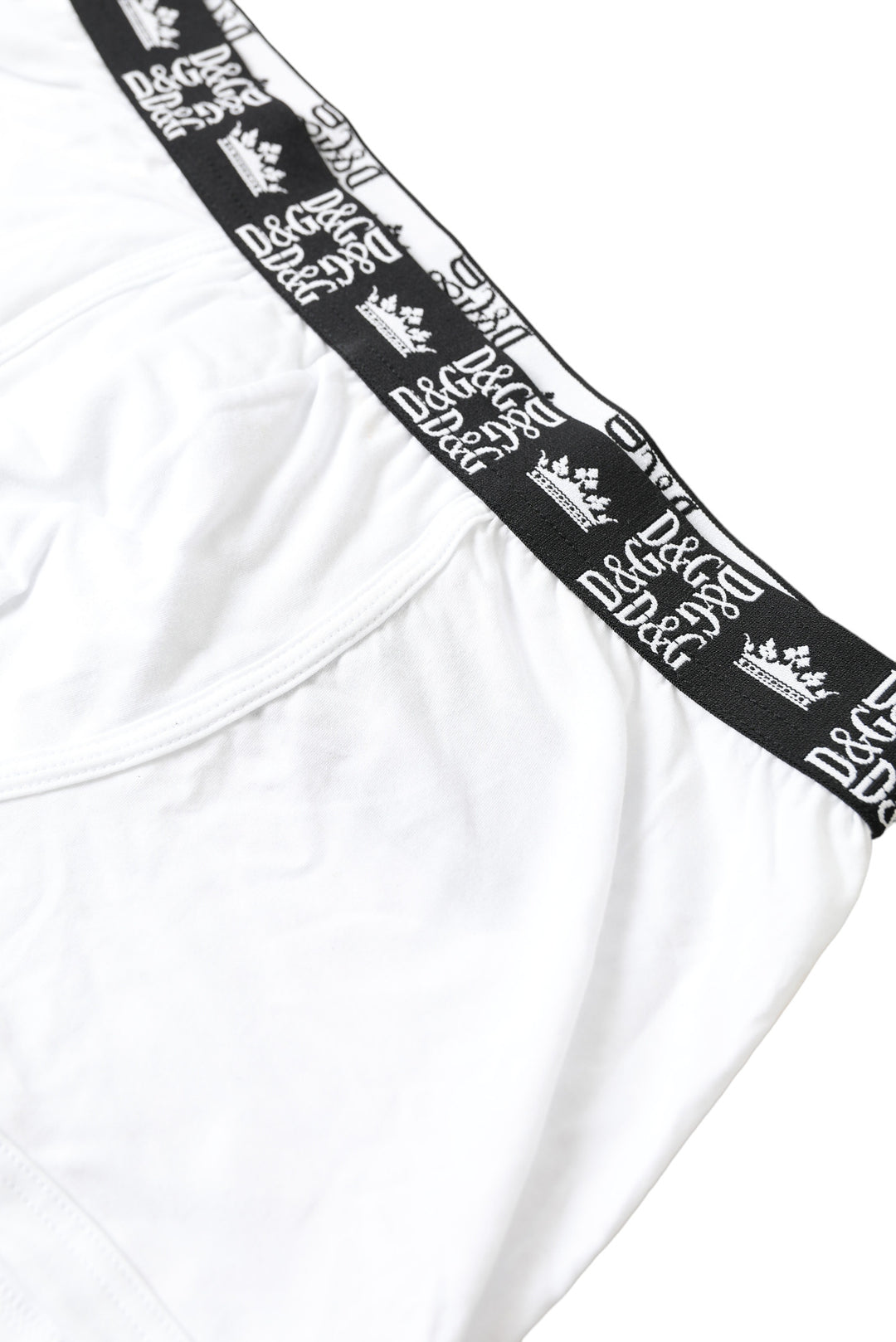 Dolce & Gabbana Elite White Cotton Stretch Boxers