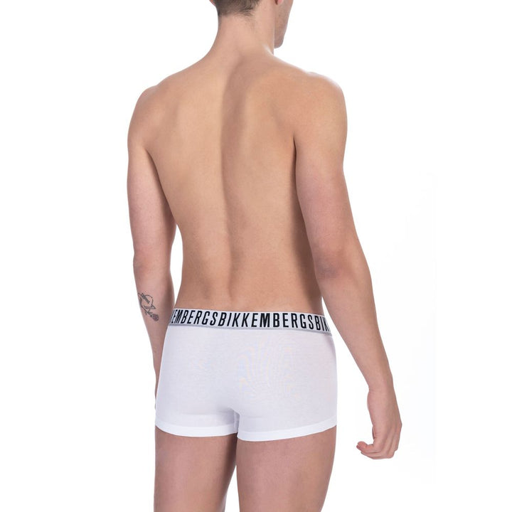 Bikkembergs White Cotton Men Underwear Pack